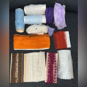Vintage trim and lace